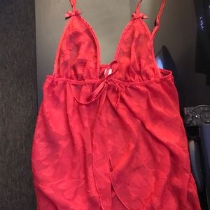 Red lingerie